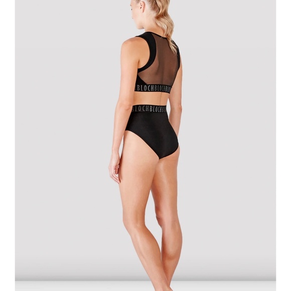 Bloch Crop Top with Zipper Black - Picture 9 of 9